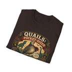 Quailasaurus T-Shirt — The Legendary Mini Dino Quail Graphic Tee