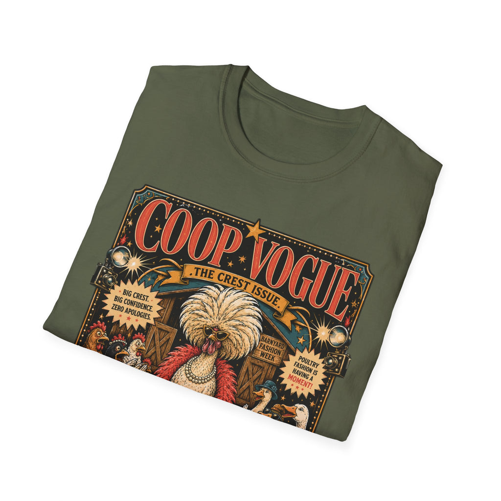 Coop Vogue Barnyard Fashion Week Polish Chicken T-Shirt