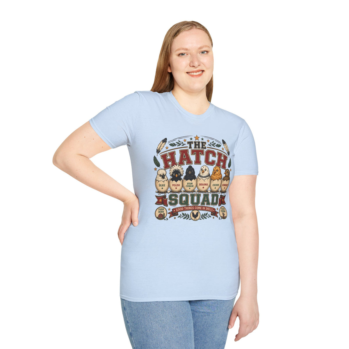 The Hatch Squad Farm Team T-Shirt — Good Things Come In Shells Tee