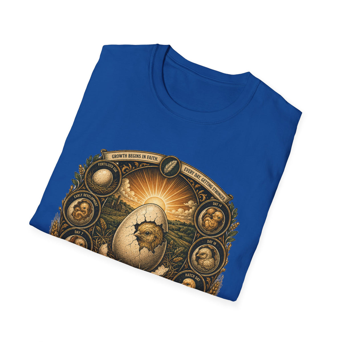 Trust the Process Hatching Emblem T-Shirt — Good Things Take Time Tee