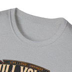 Full Volume Since Sunrise Guinea Fowl T-Shirt — Rock Concert Poultry Poster Tee
