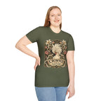 Crowned by Nature Polish Chicken T-Shirt — Vintage Botanical Hen Tee