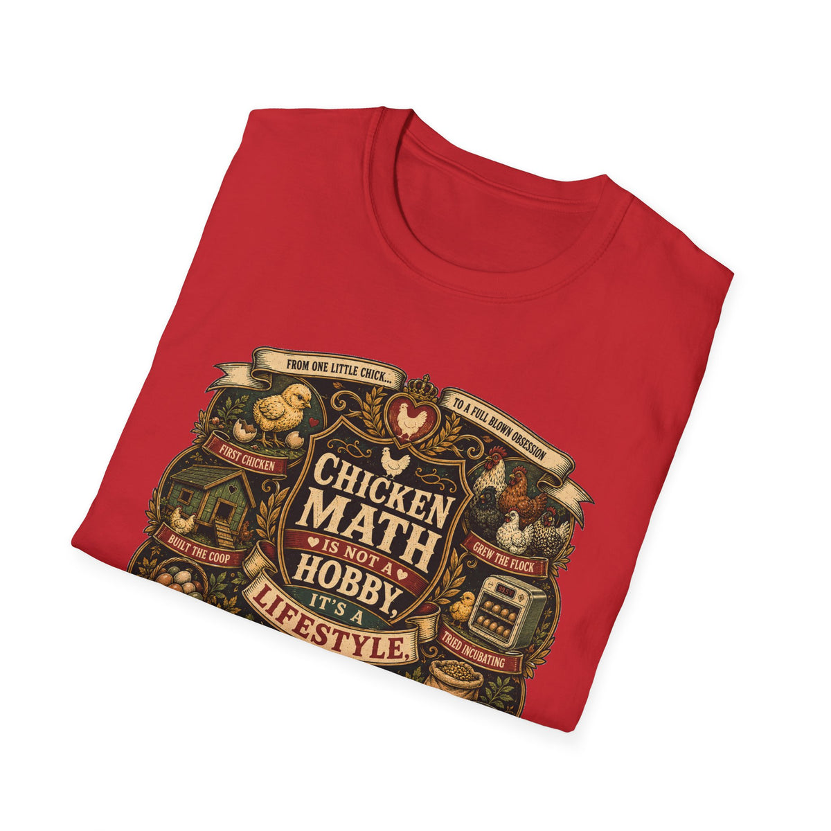 Chicken Math Is Not a Hobby It's a Lifestyle T-Shirt — Graphic Tee