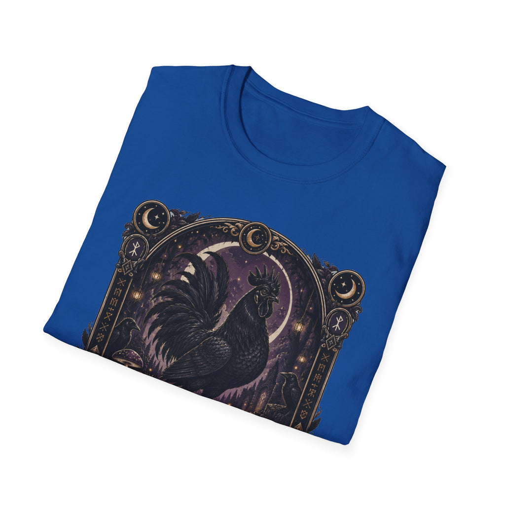Shadow and Legend Ayam Cemani T-Shirt — Gothic Emblem Rooster Tee