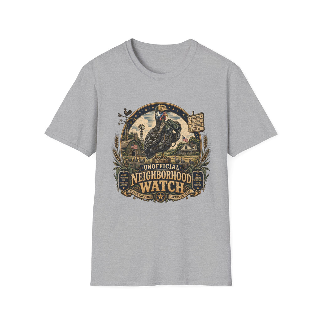 Guinea Fowl Neighborhood Watch T-shirt, photo 3