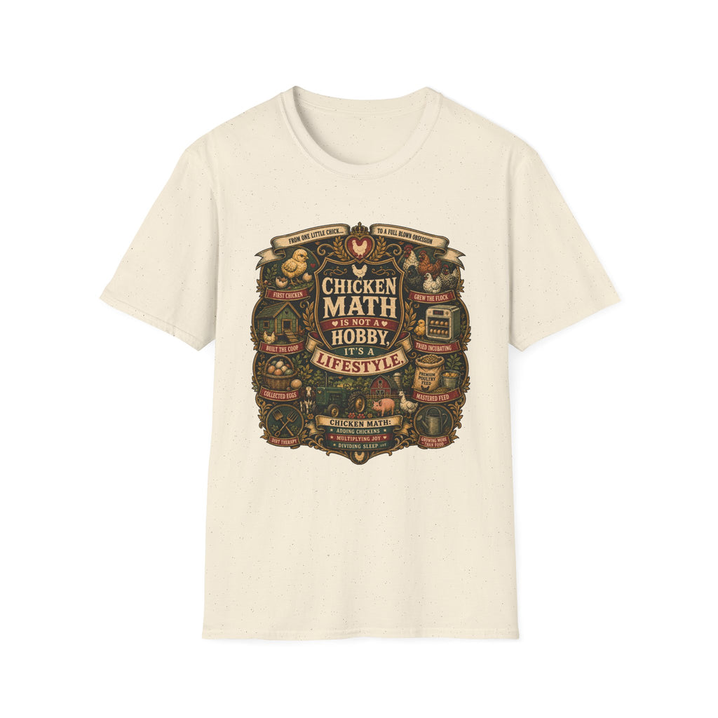 Chicken Math Is Not a Hobby It's a Lifestyle T-shirt, photo 5
