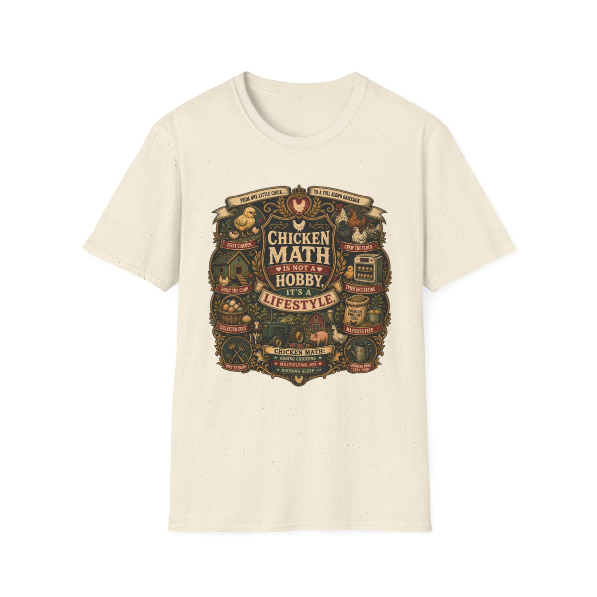 Chicken Math Is Not a Hobby It's a Lifestyle T-shirt, photo 5