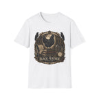 The Black Feather Society Ayam Cemani T-Shirt — Vintage Emblem Rooster Tee