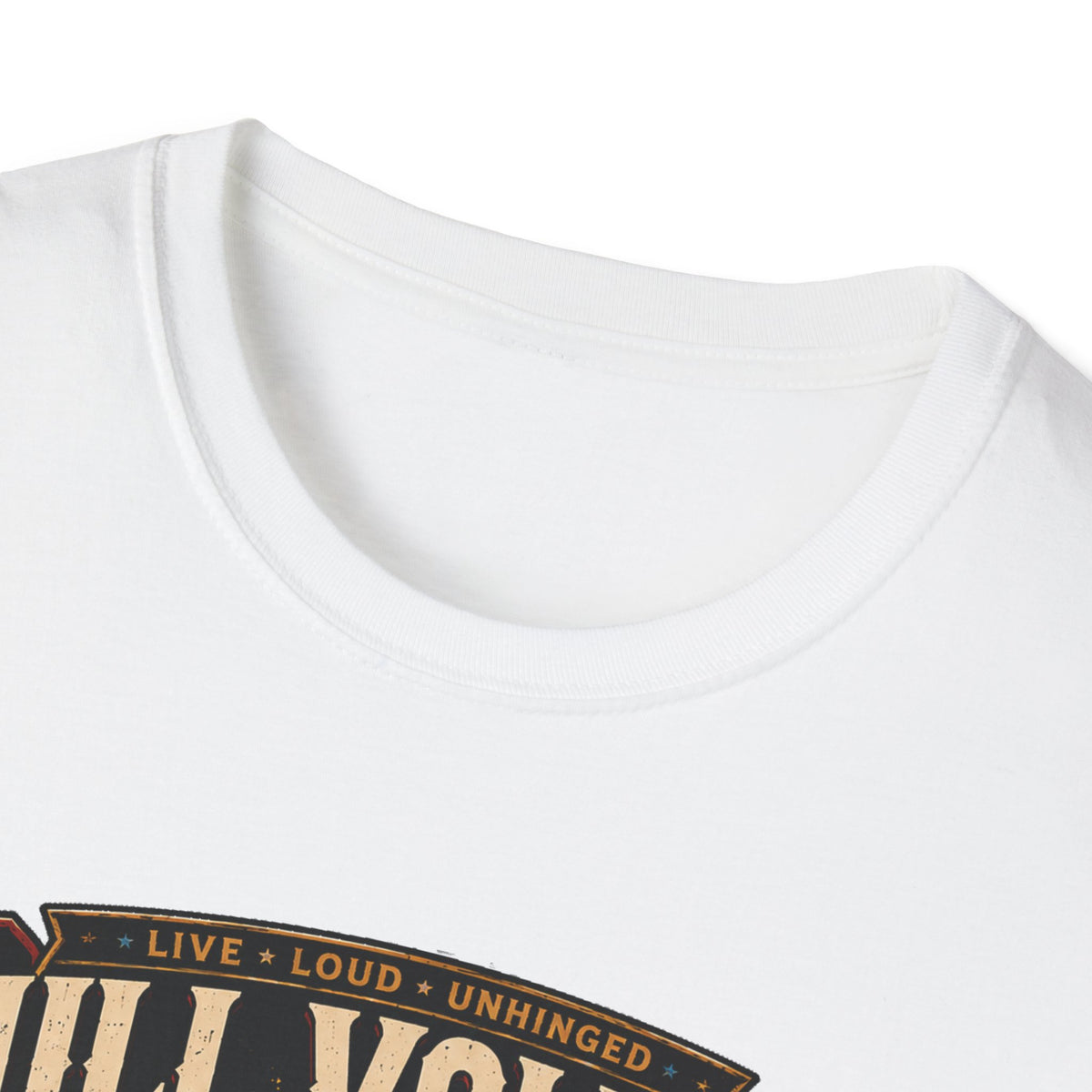 Full Volume Since Sunrise Guinea Fowl T-Shirt — Rock Concert Poultry Poster Tee