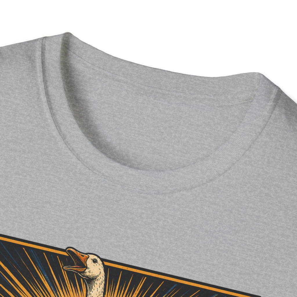 The Flock Awakens T‑Shirt — Retro Goose & Duck Vintage Wildlife Tee