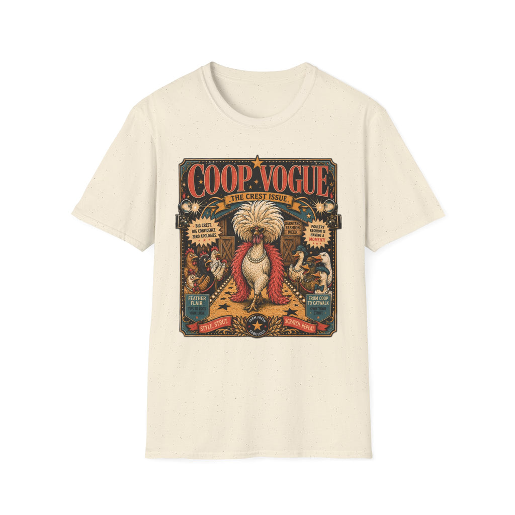 Coop Vogue Barnyard Fashion Week Polish Chicken T-Shirt