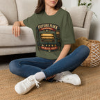 Future Flock Loading Please Wait T-Shirt — Funny Incubator Control Panel Tee