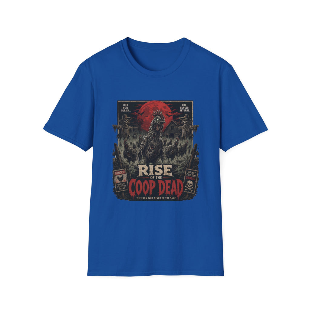 Rise of the Undead Poultry T-Shirt — Zombie Chicken Uprising Tee