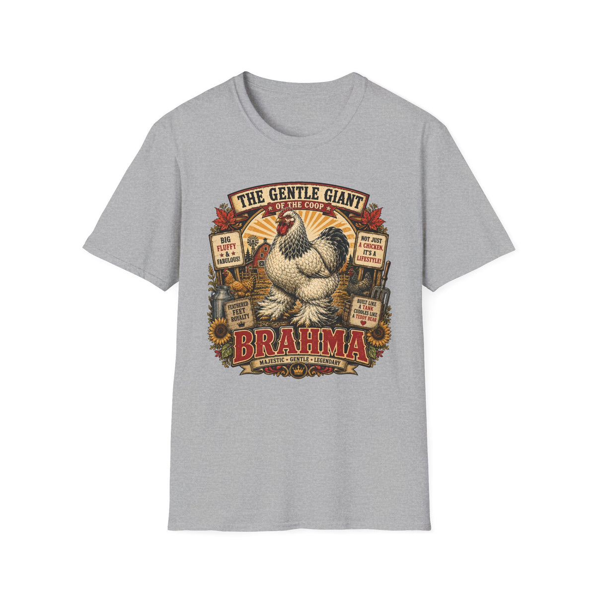 The Gentle Giant of the Coop Brahma T-shirt, photo 3