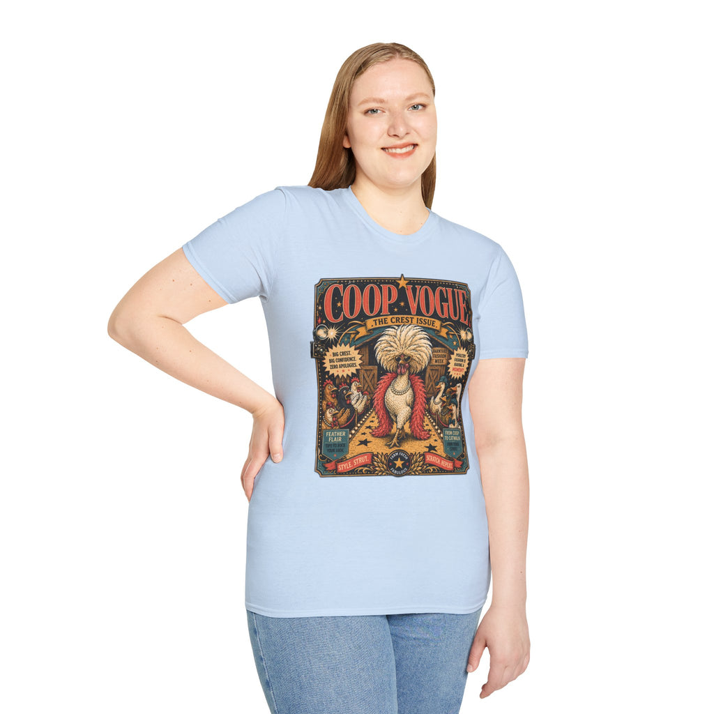 Coop Vogue Barnyard Fashion Week Polish Chicken T-Shirt