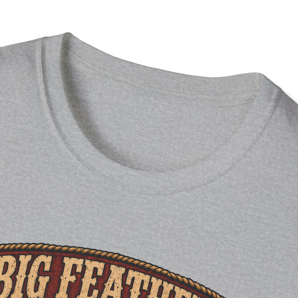 Big Feathers, Bigger Reputation Brahma T-Shirt — Bold Rooster Graphic Tee