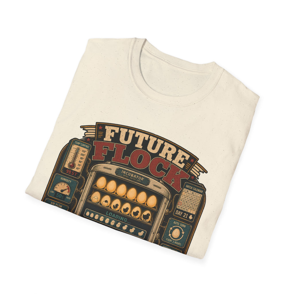 Future of Greatness Incubator T-Shirt — Funny Hatching Homestead Tee