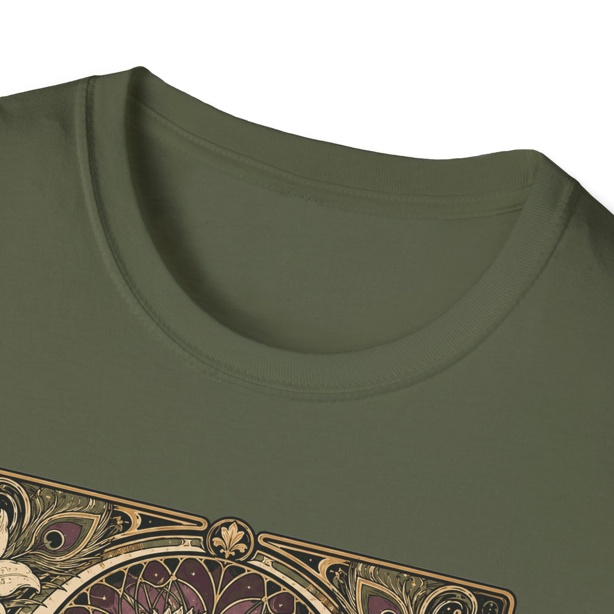 Wildflower Silkie T-Shirt — Art Nouveau Botanical Hen Tee