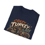 Crazy Turkey Lady Grunge Tee — Turkeys Before People