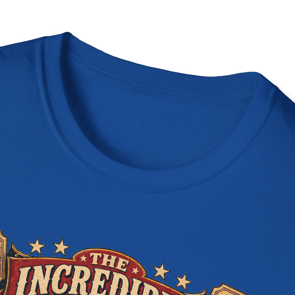 Incredible Feathered Strongman Brahma T-Shirt — Vintage Poster Rooster Tee