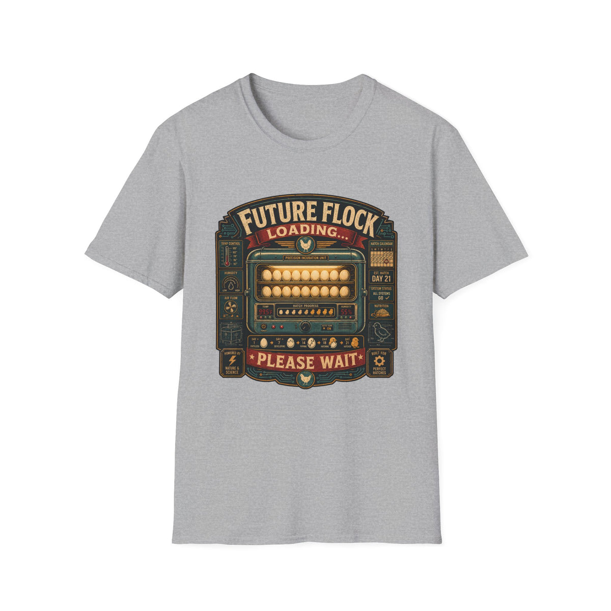 Future Flock Loading Please Wait T-shirt, photo 3