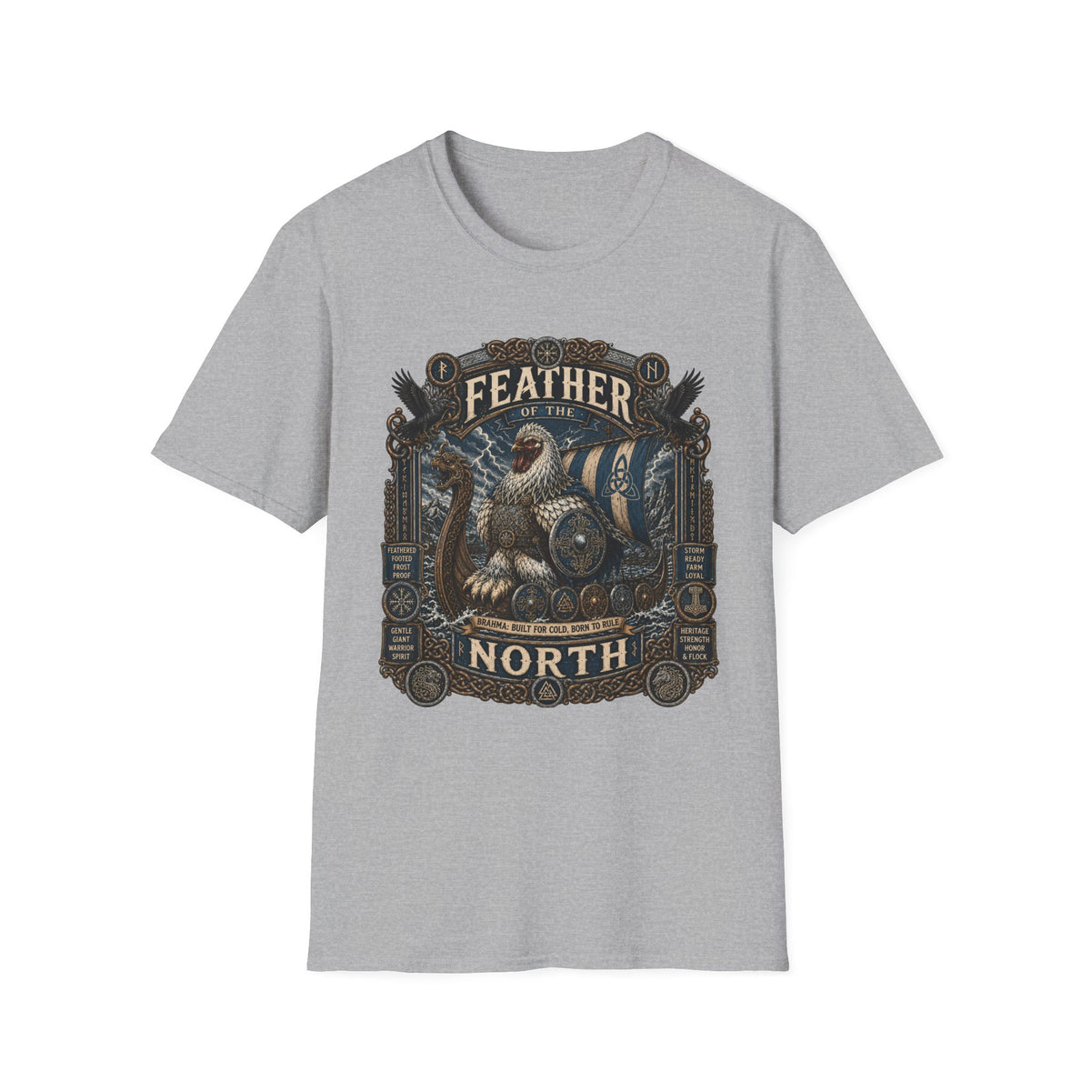 Feather of the North Brahma T-shirt, photo 5
