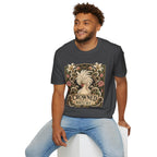 Crowned by Nature Polish Chicken T-Shirt — Vintage Botanical Hen Tee