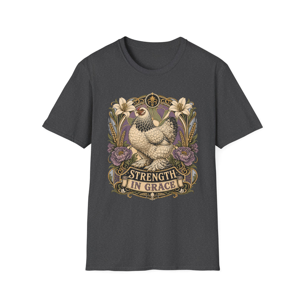 Strength in Grace Brahma Hen T-shirt, photo 7