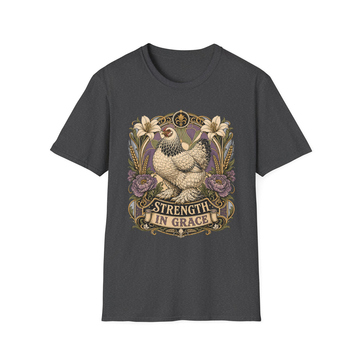 Strength in Grace Brahma Hen T-shirt, photo 7