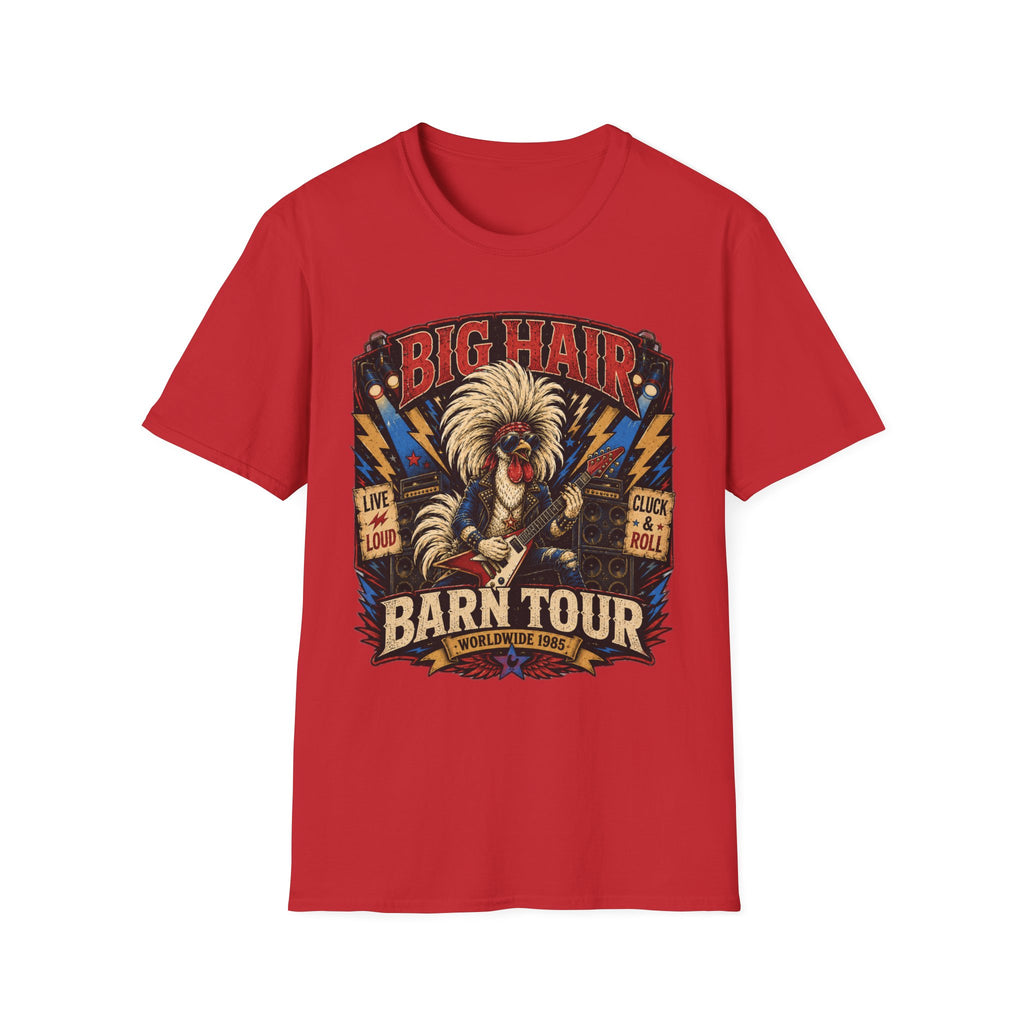 Big Hair Rock Star Concert Polish Chicken T-shirt, photo 5
