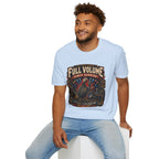 Full Volume Since Sunrise Guinea Fowl T-Shirt — Rock Concert Poultry Poster Tee