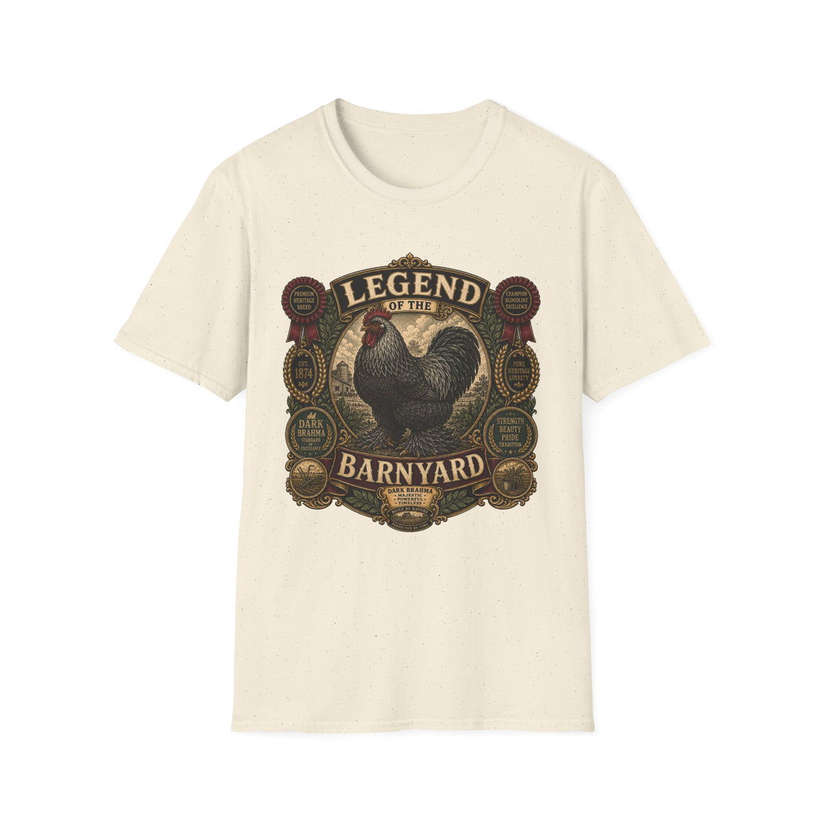 Legend of the Barnyard Dark Brahma T-shirt, photo 5