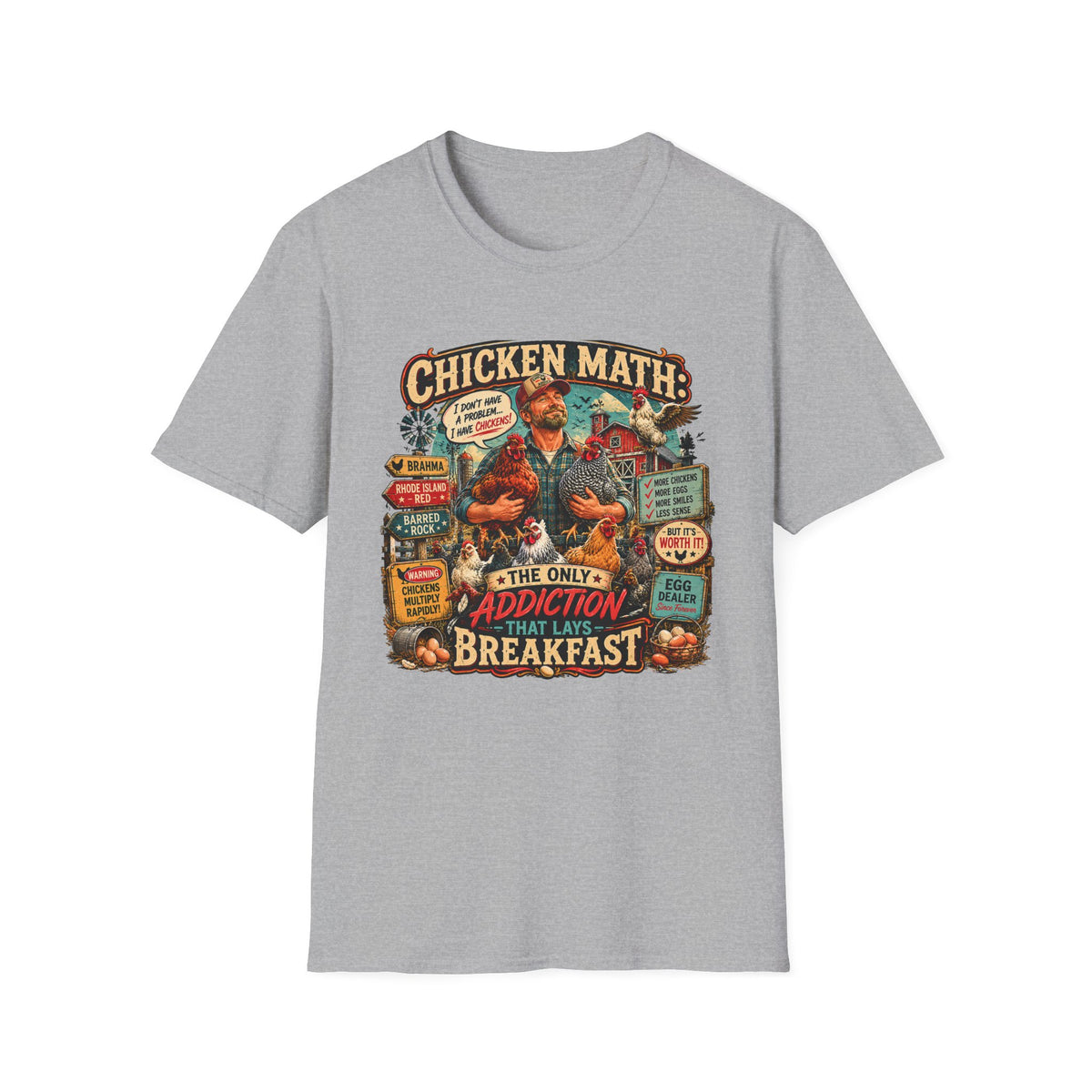 The Only Addiction That Lays Breakfast T-shirt, photo 3