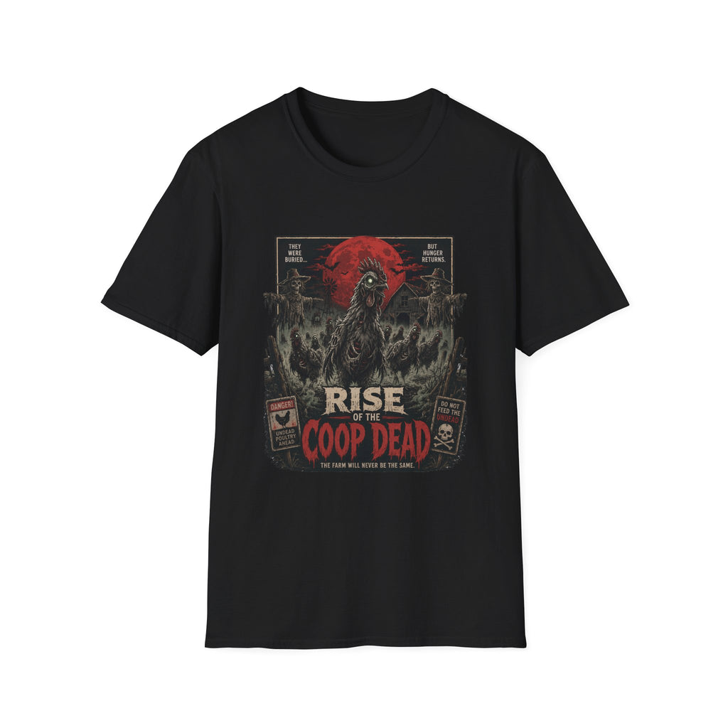 Rise of the Undead Poultry T-Shirt — Zombie Chicken Uprising Tee