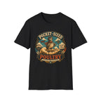 Tiny Quail Adventures T-Shirt — Backyard Bird Keeper Vintage Graphic Tee