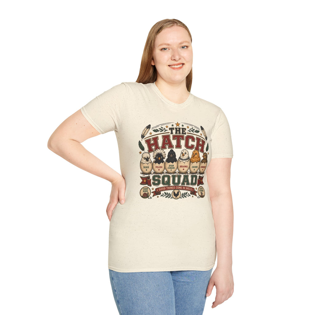 The Hatch Squad Farm Team T-Shirt — Good Things Come In Shells Tee