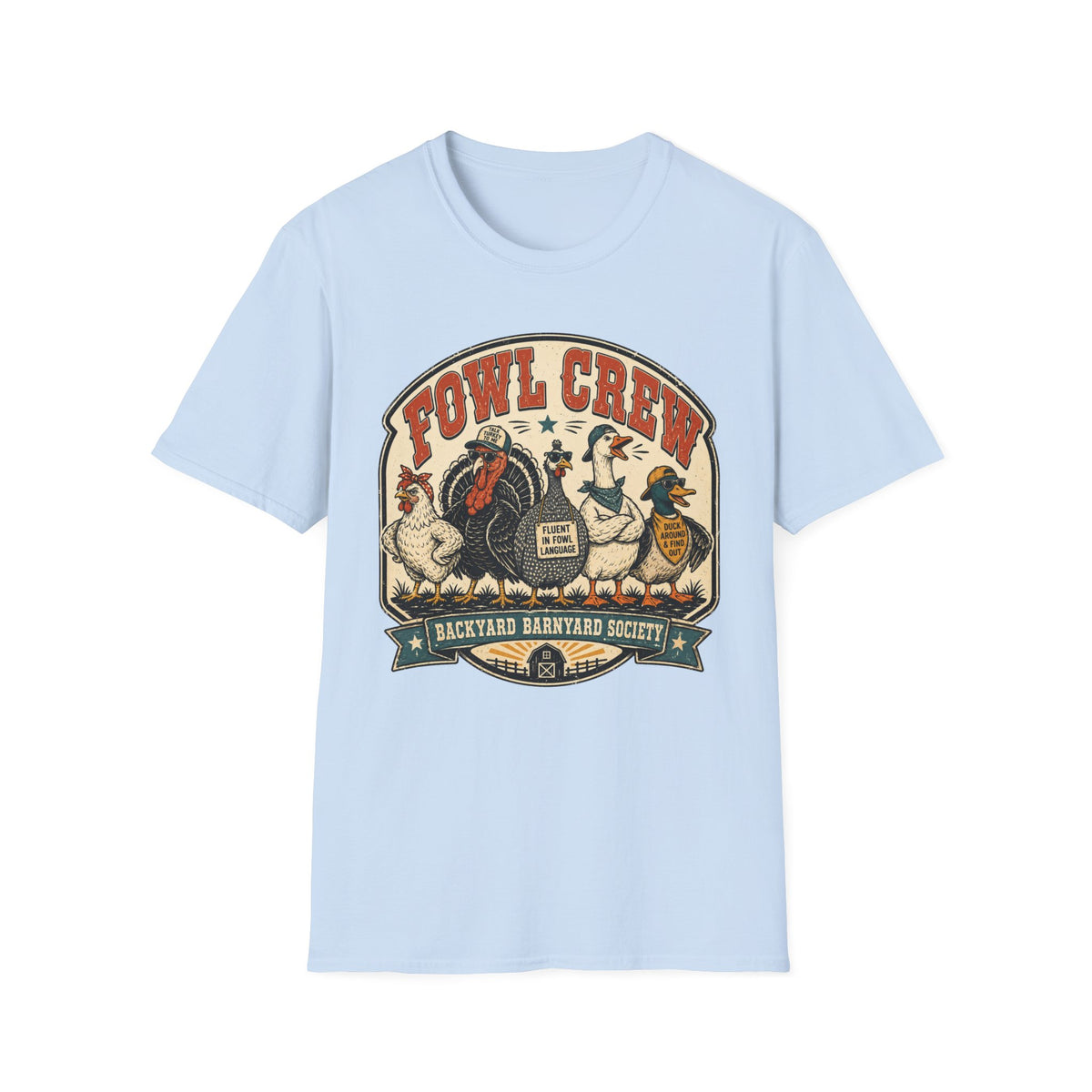 Fowl Crew Vintage Poultry T-shirt, photo 2