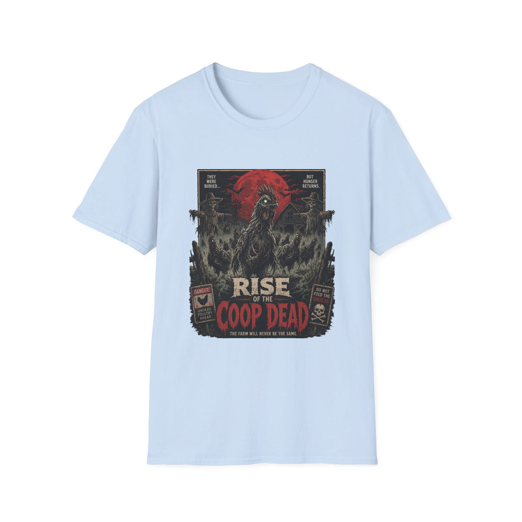 Rise of the Undead Poultry Zombie Chicken T-shirt, photo 2