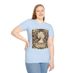 Crowned by Nature Polish Chicken T-Shirt — Vintage Botanical Hen Tee