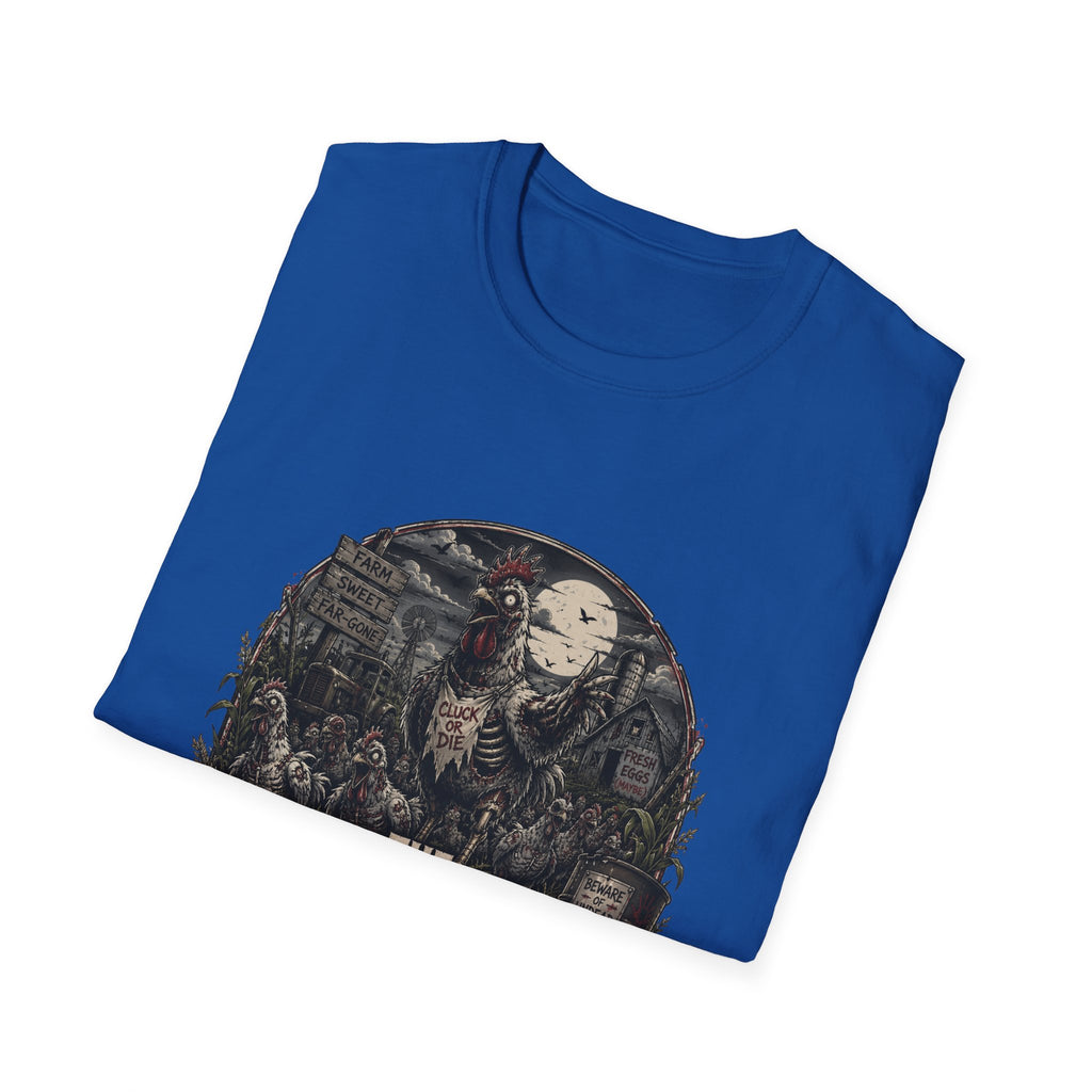 The Walking Cluck T-Shirt — Poultry Apocalypse Zombie Chicken Tee