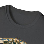 Follow the Great Duck Route T-Shirt — All Who Waddle Are Welcome Tee