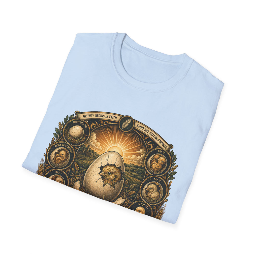 Trust the Process Hatching Emblem T-Shirt — Good Things Take Time Tee