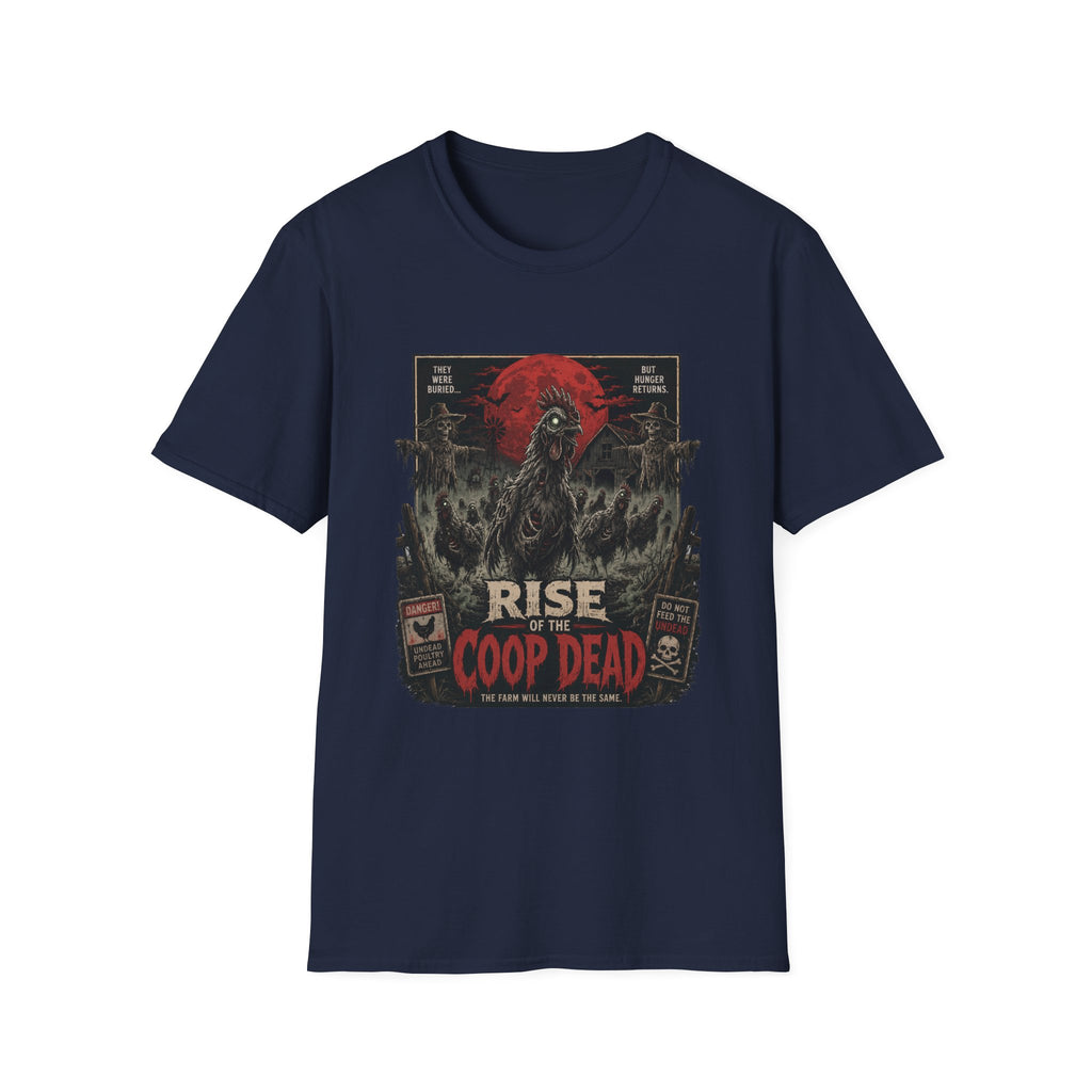 Rise of the Undead Poultry Zombie Chicken T-shirt, photo 6