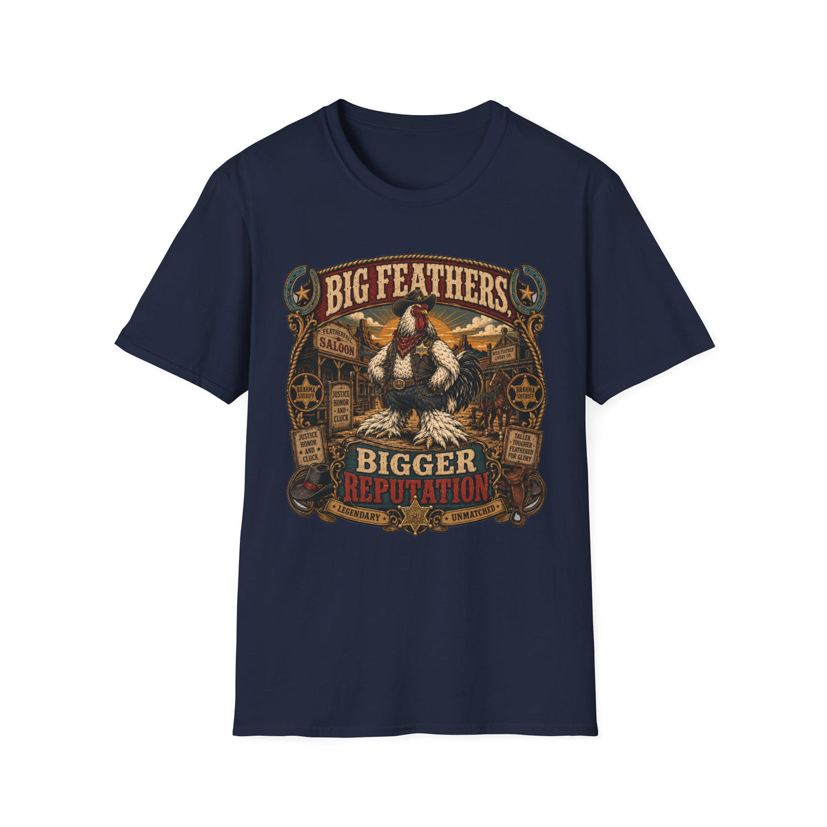 Big Feathers, Bigger Reputation Brahma T-shirt, photo 5