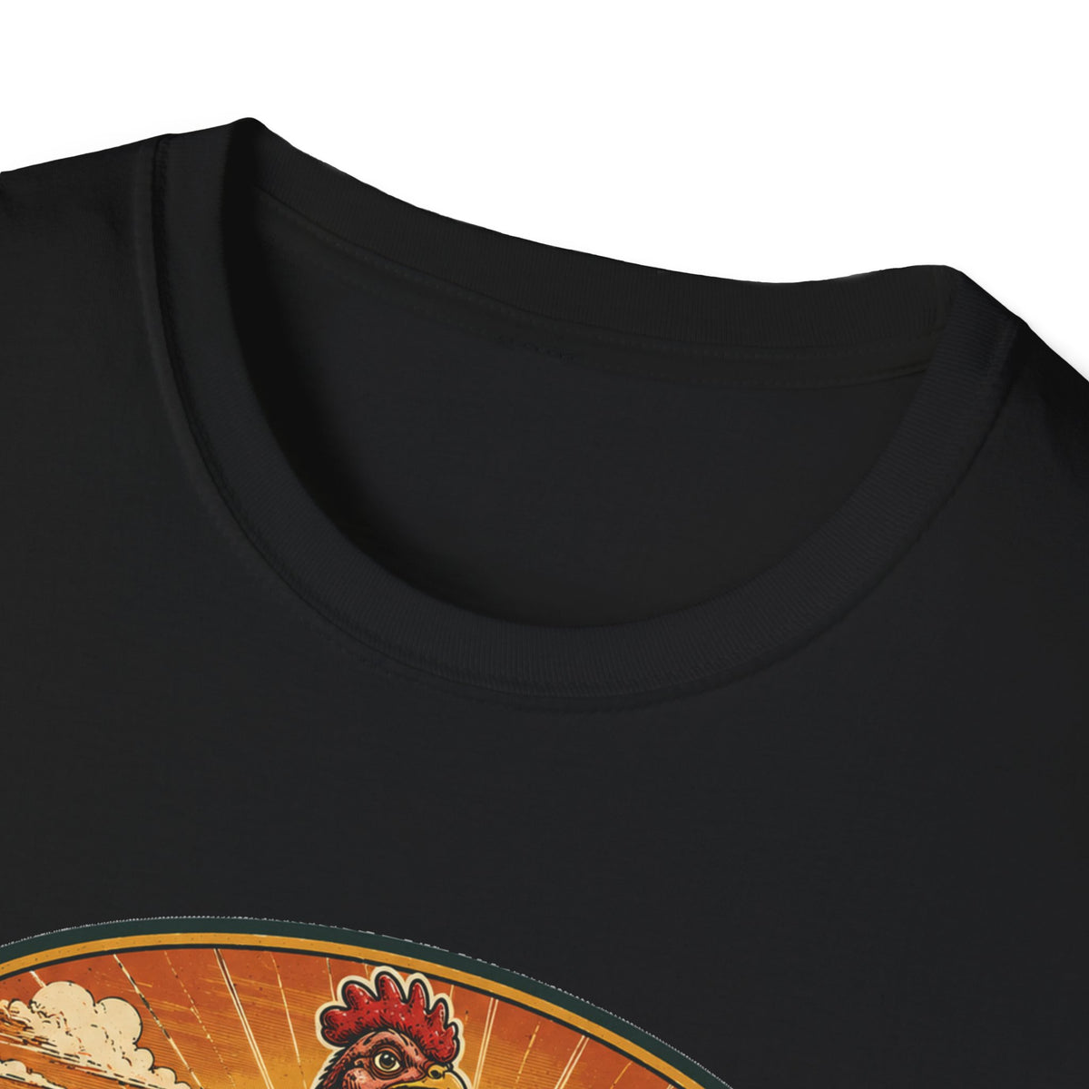 Bare Neck National Park Emblem T-Shirt — Naturally Ventilated Rooster Naked Neck Turken Tee