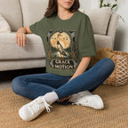 Grace in Motion Indian Runner T-Shirt — Elegant Duck Portrait Tee