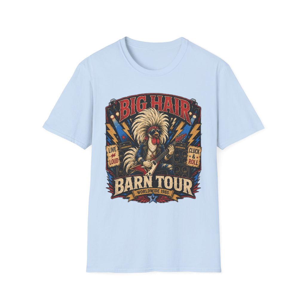 Big Hair Rock Star Concert Polish Chicken T-shirt, photo 4