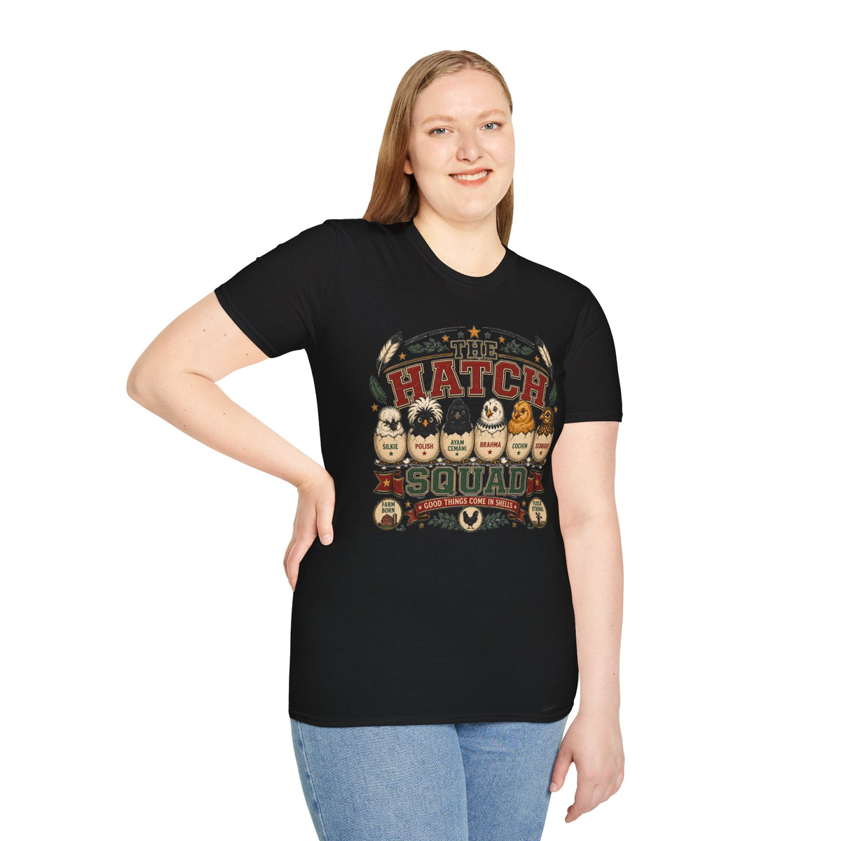 The Hatch Squad Farm Team T-Shirt — Good Things Come In Shells Tee