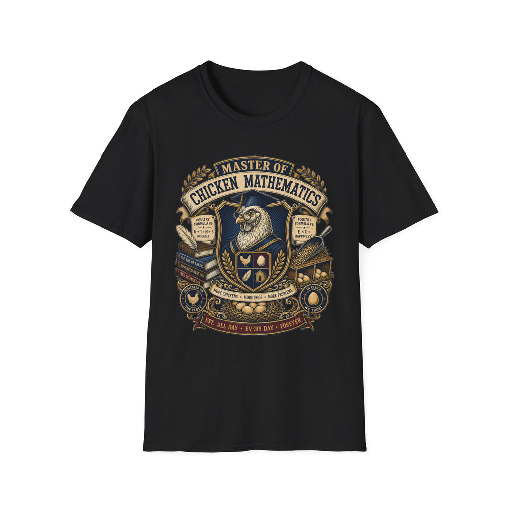Master of Chicken Mathematics T-shirt, photo 8