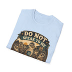 Do Not Speak to Me Before Feed Time Quail T-Shirt — Grumpy Quail Farmer Graphic Tee